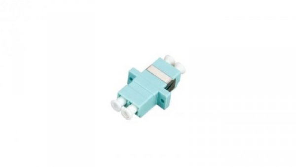 Adapter światłowodowy multimodowy MM OM3 LC duplex FOA-LC-MMD-3