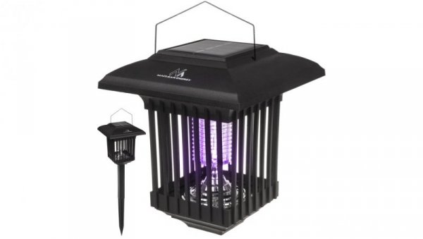 Solarna lampa owadobójcza LED Maclean, IP44, LED/UV, akumulator 2*AA Ni-MH 200 mAh, solar 2V DC MCE448