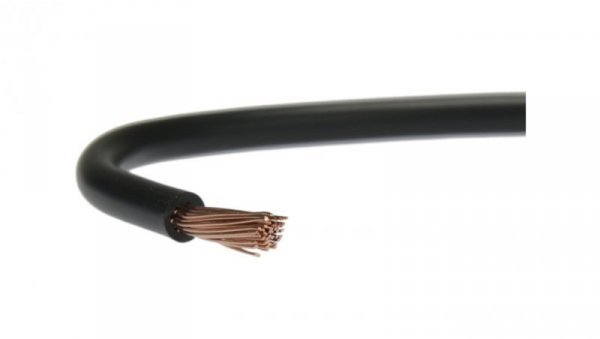 Przewód instalacyjny H05V-K / LgY 0,75 500V czarny linka giętka Elektrokabel /100m/