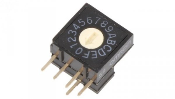 Zadajnik kodu HEX/BCD Poz 16 THT Rstyku max 200m A6RV A6RV-161RF