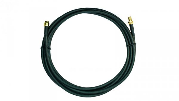 Przedłużacz do anten GSM, 50 Ohm, SMAm/SMAf, kabel LMR195-3m, czarny, AT-GSM-EXT3