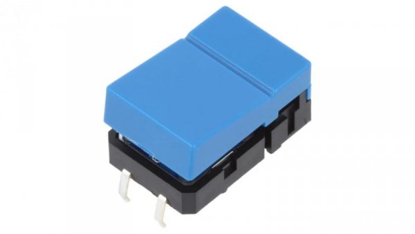 Przełącznik klawiaturowy Poz 2 SPST-NO 0,05A/24VDC niebieski B3J1400