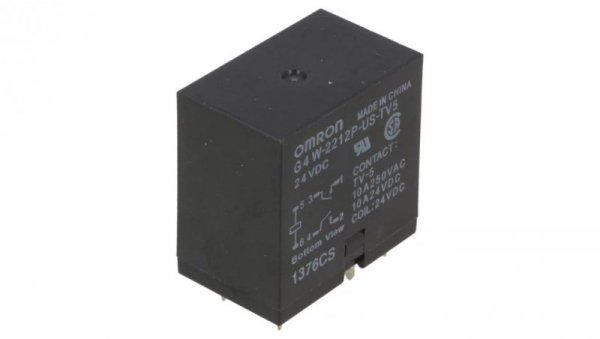 Przekaźnik elektromagnetyczny DPST-NO Ucewki 24VDC PCB G4W-2212P-US-TV5 24VDC