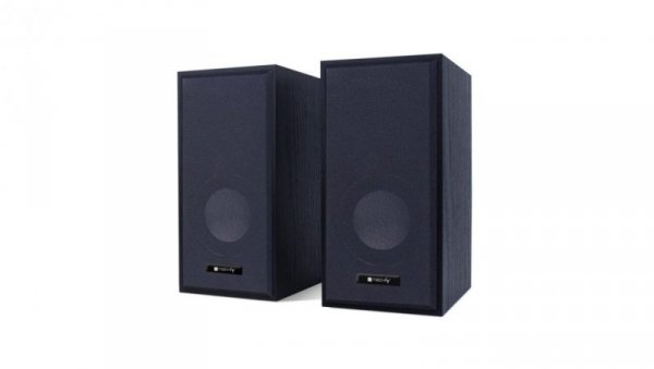 Głośniki Komputerowe 2.0 Jack 3.5mm 6W Drewno Zasilanie USB