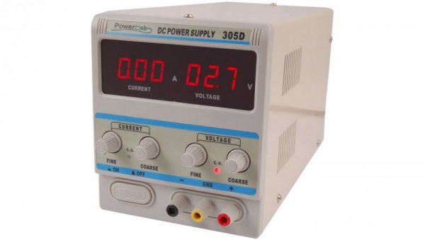 Zasilacz laboratoryjny regulowany 30V 5A DC 305D