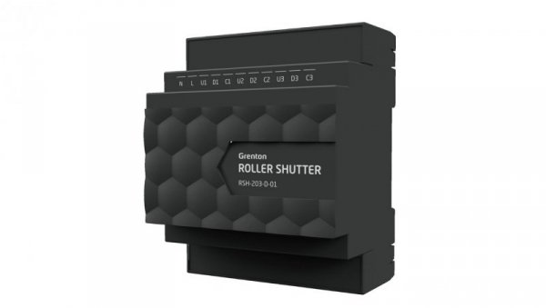 GRENTON ROLLER SHUTTER x3, DIN, TF-Bus, RSH-203-D-01