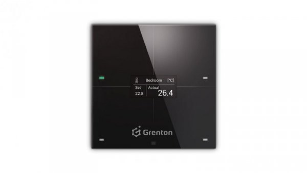 GRENTON SMART PANEL 4B, OLED, TF-Bus, CZARNY, SPS-204-T-01