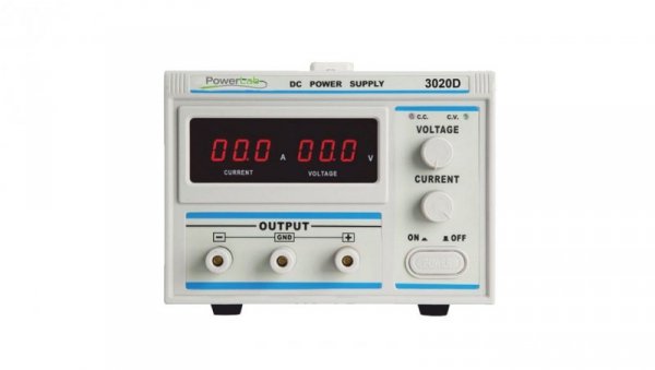 Zasilacz laboratoryjny DC 30V/20A LED PowerLab I-3020D