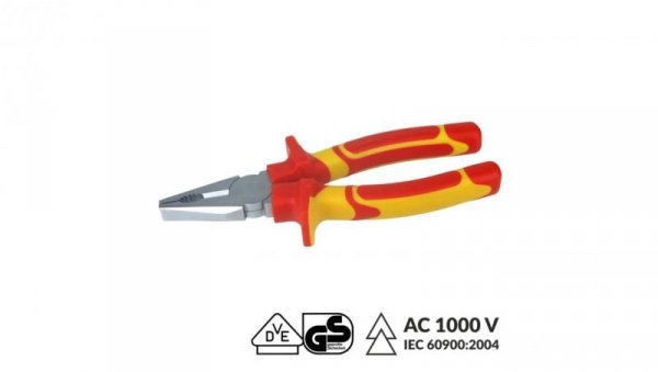 Szczypce uniwersalne elektrotechniczne VDE 1000V n-vde01