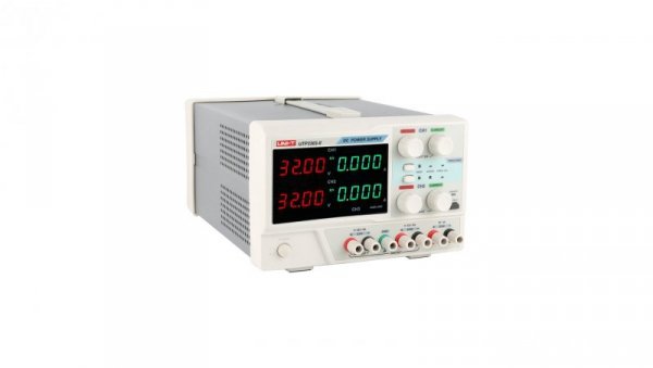 Zasilacz laboratoryjny Uni-T 2 kanałowy 2x0-32V 2x0-3A + 1x5V 3A UTP3303-II