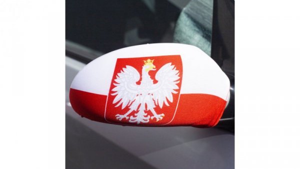 Pokrowce na lusterka samochodowe 2szt. POLSKA