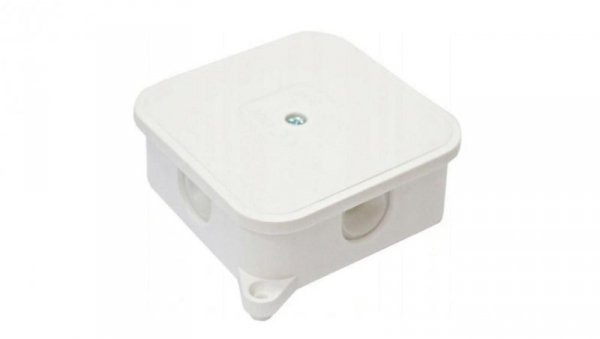 Puszka n/t instalacyjna 85x85x35 pusta biała 400V IP44 ViPlast 027-01