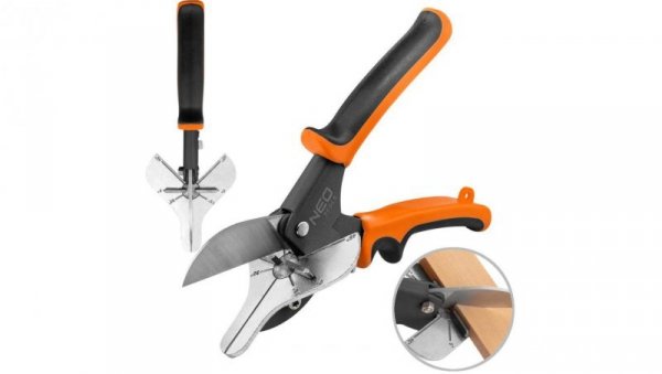 Nożyce do cięć kątowych z regulacją ustawiania kątów 220mm NEO 01-260
