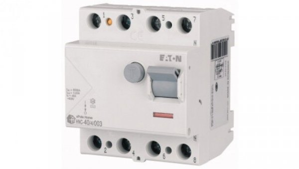 Wyłącznik różnicowoprądowy 4P 40A 0,03A typ AC xPole Home HNC/40/4/003 194694 194694