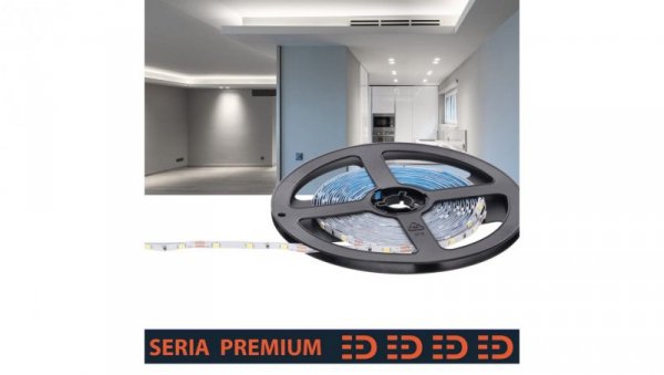 Taśma Premium 12V Slim 5mm 60led 6500K SMD2835 (5)