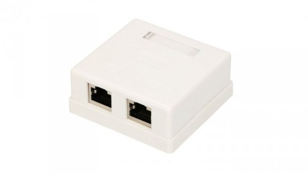 Gniazdo natynkowe 2x RJ45 KAT5E STP Extralink
