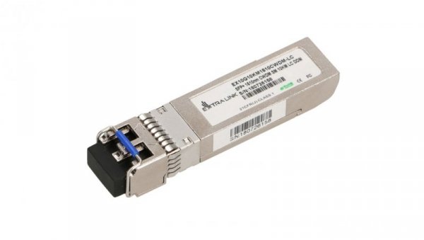 Moduł SFP+ CWDM 10Gbps, 1510nm, single mode, 10km, LC, DOM Extralink SFP+ 10G