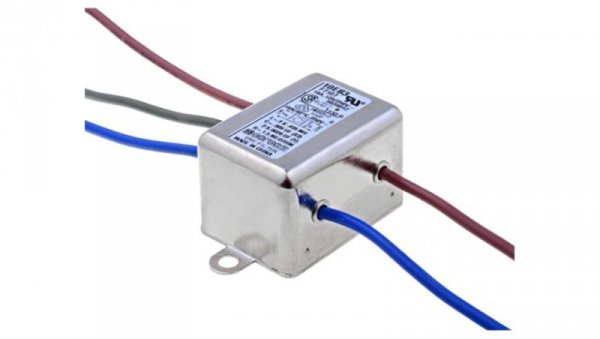 Filtr przeciwzakłóceniowy 250VAC Ir 0,36mA 1-6609020-0