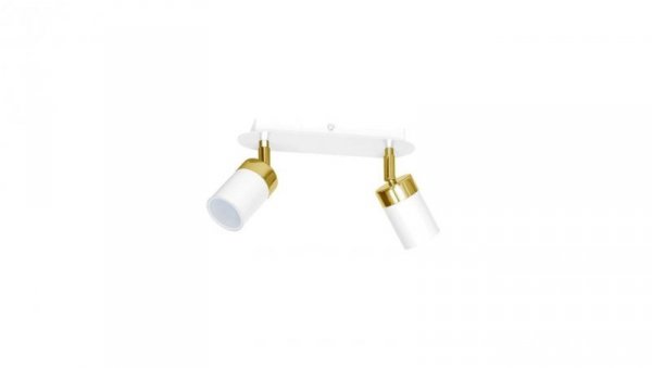Lampa sufitowa JOKER WHITE/GOLD 2xGU10 MLP6129 Milagro