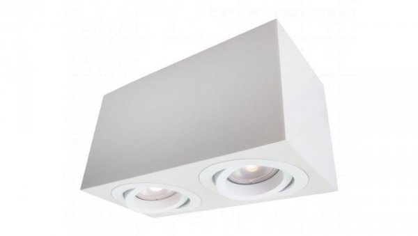 Oprawa sufitowa natynkowa biała podwójna LYON regulowany GU10 LP-5881/2SM WH Light Prestige