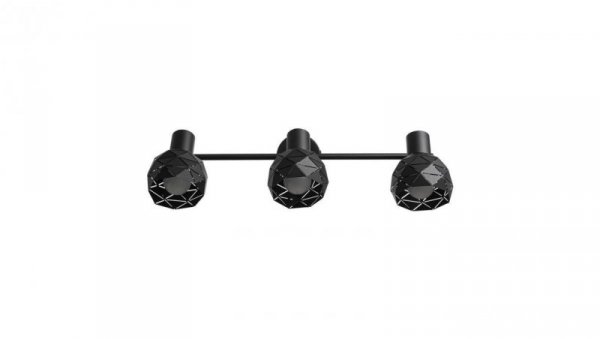 Spot lampa ścienna z czarnymi reflektorkami REUS LP-8069/3WS BK Light Prestige