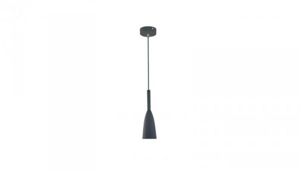 Loftowa lampa wisząca SOLIN szara z subtelnym metalowym kloszem na E27 LP-181/1P GR Light Prestige