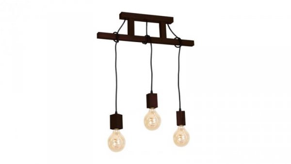 Lampa Wisząca JACK 3xE27 Orzech MLP4360 Milagro