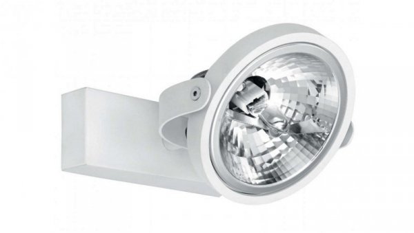 Kinkiet ścienny Romeo do industrialnych wnętrz biały na G9 LP-2113/1W Light Prestige