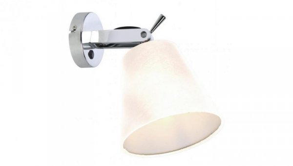 Kinkiet Bali biały tkanina LP-5031/1W WH Light Prestige