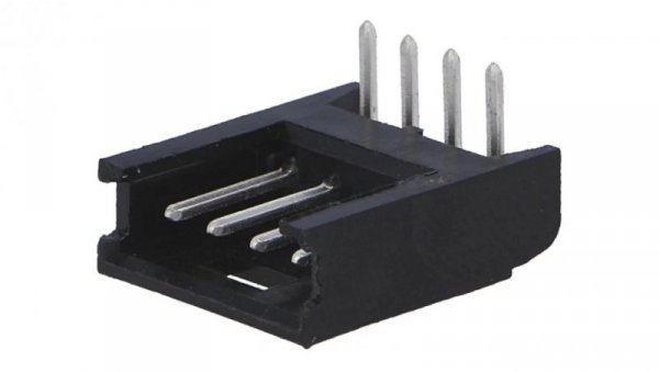 Gniazdo przewód-płytka męskie AMPMODU MOD II 2,54mm 4-pin 280378-1