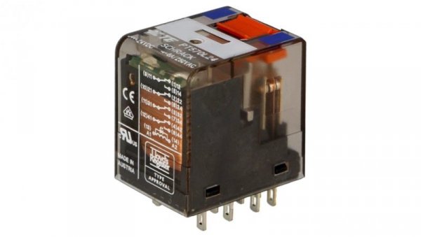 Przekaźnik elektromagnetyczny 4PDT 24VDC 6A 250VAC 6-1415001-1