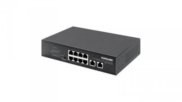 Switch Gigabit 8x RJ45 PoE+, 2x RJ45 Gigabit Uplink