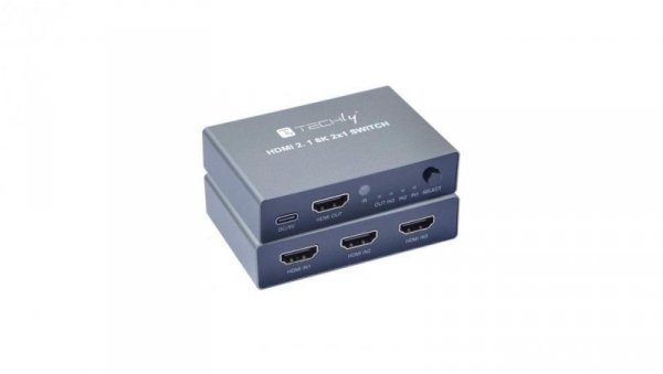 3-Portowy Przełącznik HDMI 2.1 8K*60Hz 3x1 z Pilotem IR