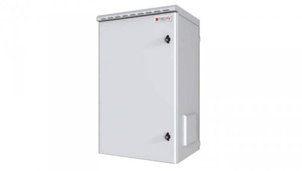 Szafa wisząca 9U Rack 19, IP55, pełne drzwi 600x450 szara