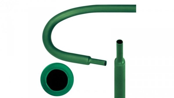 Rura termokurczliwa RC 2,4/1,2 zielona