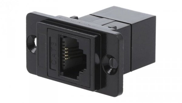 Łącznik DUALSLIM RJ11 6p4c Kat 3 gniazdo z obu stron CP30723MB