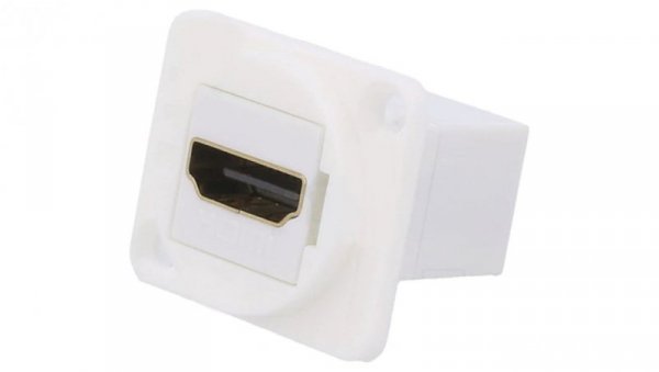 Łącznik HDMI gniazdo z obu stron XLR 19x24mm FT CP30200GW