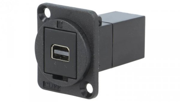 Łącznik Mini DisplayPort gniazdo z obu stron FT 19x24mm CP30202
