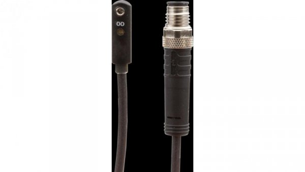 MZA701F6, czujnik magnetyczny, 6,2mm T-rowek, 4,3x19x6,2mm, 10-30V DC, 1x PNP NO, Złącze kablowe M8 3pin 0,6m PUR, IP67, LED, 2,