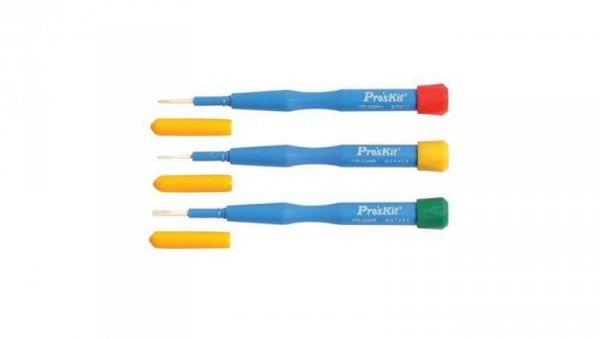 Wkrętak ceramiczny (nie powoduje indukcji elektromagnetycznej) precyzyjny, stroik, płaski 2,4/0,7mm 1PK-034NF