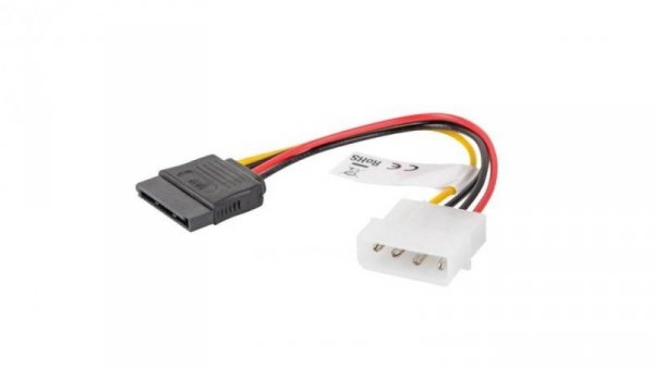 Kabel zasilający wtyk MOLEX - 2x gniazdo SATA 30cm LANBERG