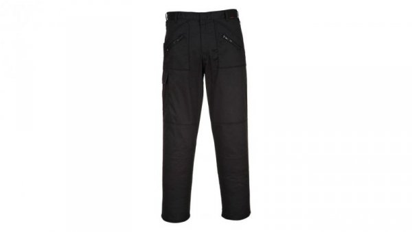 SPODNIE OCHRONNE DO PASA, CZARNE, BOJÓWKI S887BKS SHORT 36