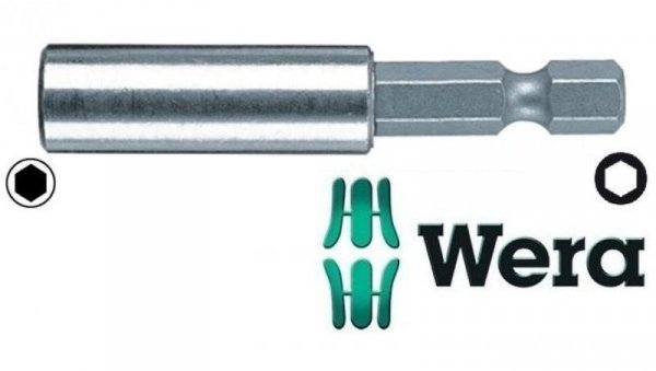 UCHWYT MAGNETYCZNY ZE STALI NIERDZEWNEJ DO BITÓW 1/4 50MM