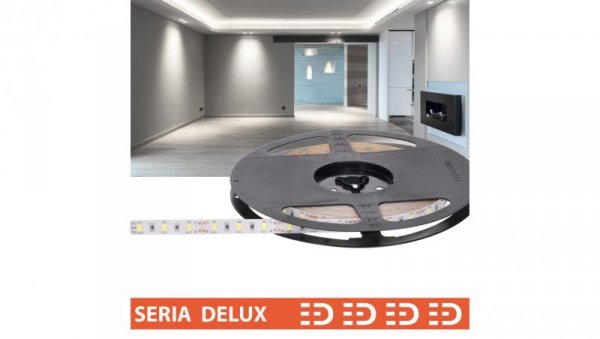 Taśma Delux+ 12V 60led 6000K 1900lm SMD5630 (10) wyc.