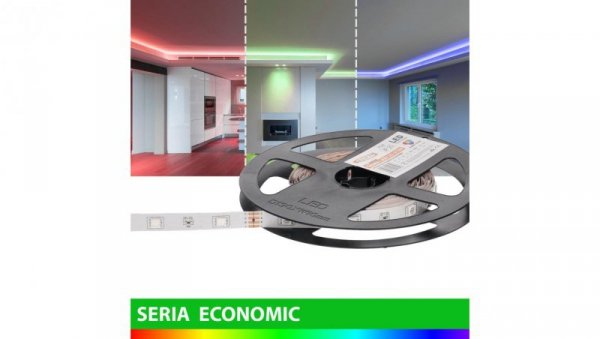 Taśma 12V 5m 150 led 36W RGB smd5050