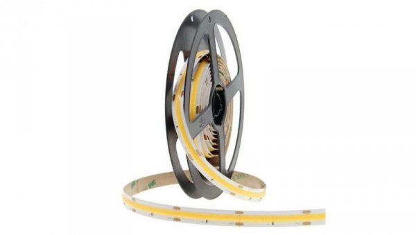 Taśma LED COB 24VDC 10W/1mb 3000K ciepła biała 850lm/1mb ciągła linia światła IP20 - 1m
