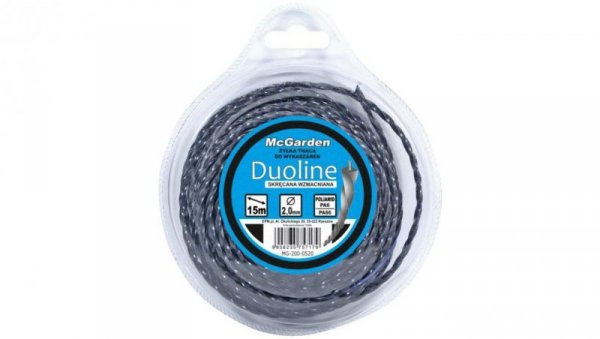 ŻYŁKA DO WYKASZARKI SKRĘCANA WZMACNIANA DUOLINE 2.4MM*15
