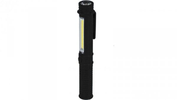 LATARKA 1.5W COB LED+1W PEN Z BATERIAMI