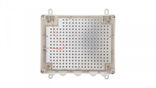 Obudowa zewnętrzna, IP55, 240x190x90mm, zaślepki gumowe 5x29mm