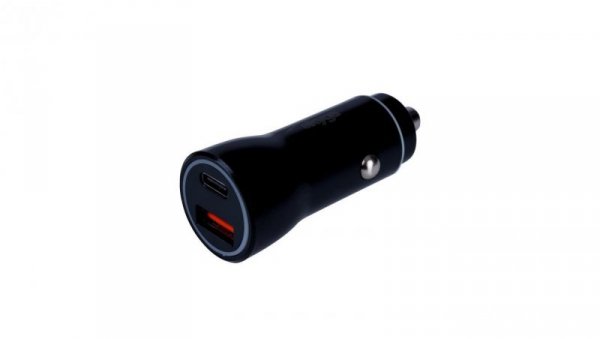 Ładowarka samochodowa Akyga AK-CH-16 36W USB-A + USB-C PD Quick Charge 3.0 5-12V / 1.5-3A czarna